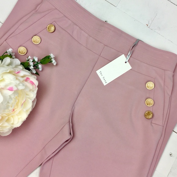 *CLEARANCE* Dusty Rose Wide Leg Trousers - Picture 3 of 8